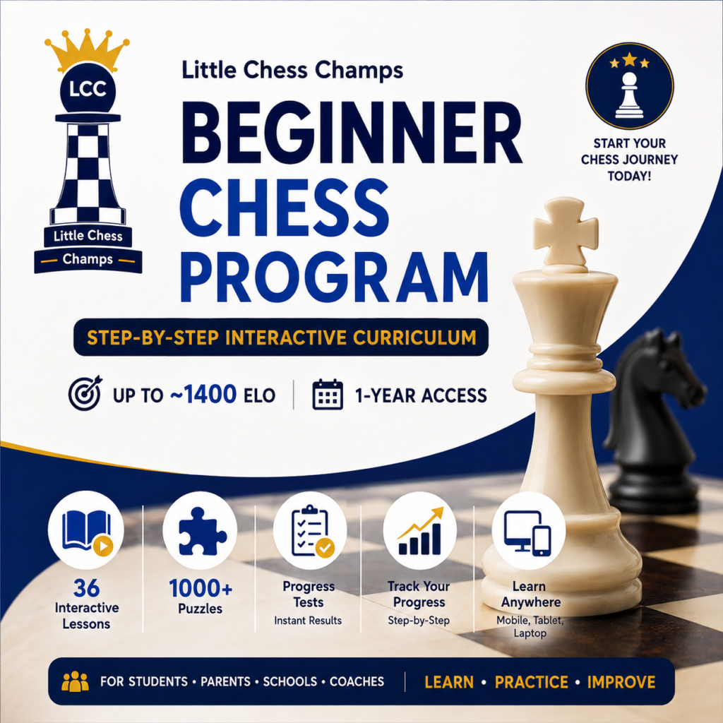 Beginner Chess Program | Step-by-Step Interactive Curriculum
