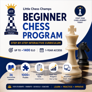 Beginner Chess Program | Step-by-Step Interactive Lessons