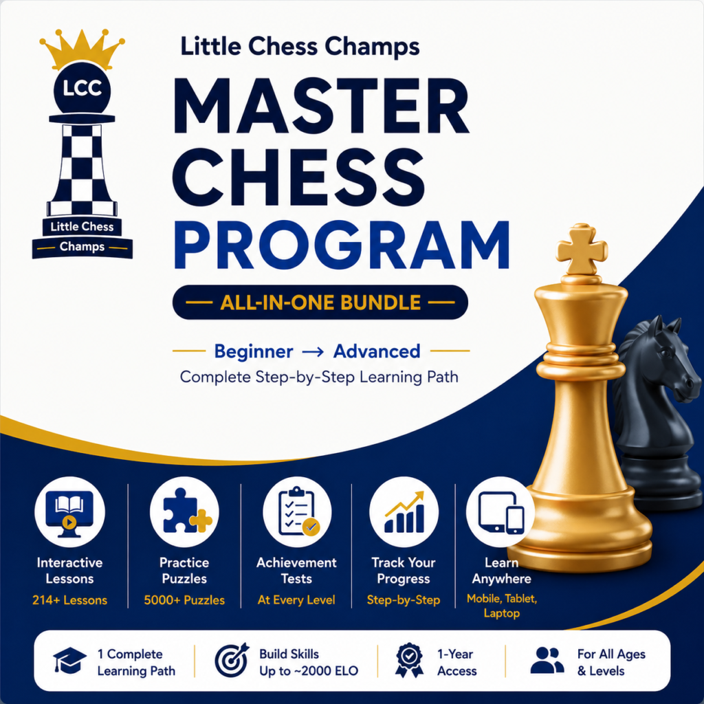 Master Chess Program | Beginner to Advanced | All-in-One Chess Learning